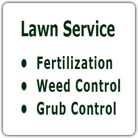 Lawn Service, Fertilization, Weed Control, Grub Control